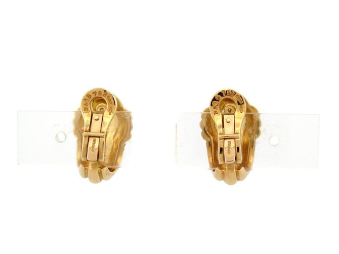 Boucles d'oreilles boucles d'oreilles BULGARI parentesi or jaune 18k 16.3 gr  s 58 Facettes 267994