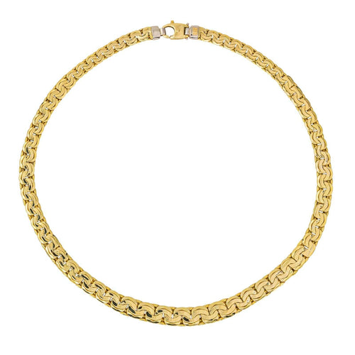 Collier Collier Maille double haricot Or jaune 58 Facettes 4396461CN