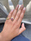 Bague 52 Bague en or jaune rubis et diamants 58 Facettes