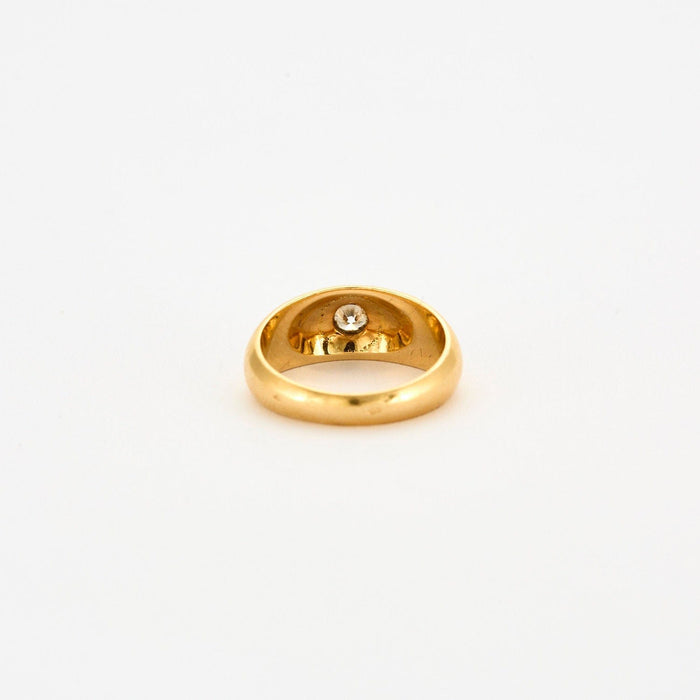 Bague onc or jaune diamant