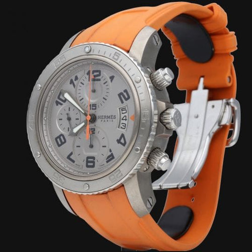 Montre Hermes Montre Clipper Diver Chronograph 58 Facettes MT44641