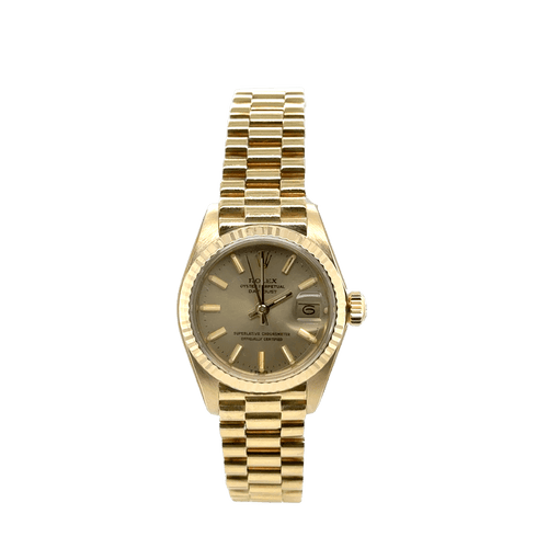 Montre ROLEX - Montre Date Just - Or Jaune - 26 mm 58 Facettes 1.0000422/1