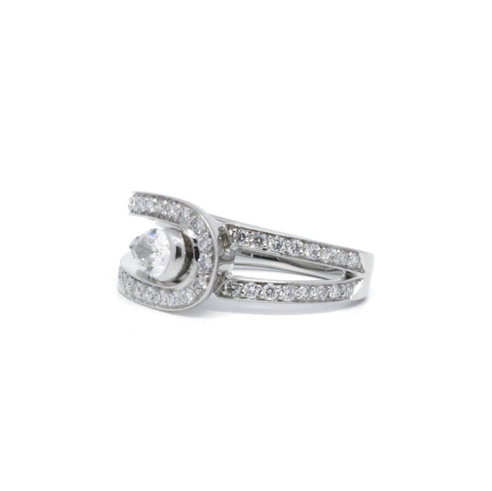 Bague 48 FRED - Bague lovelight platine diamant 58 Facettes 220459R