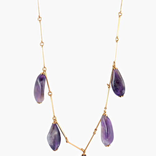 Collier Collier Améthystes 58 Facettes AB173