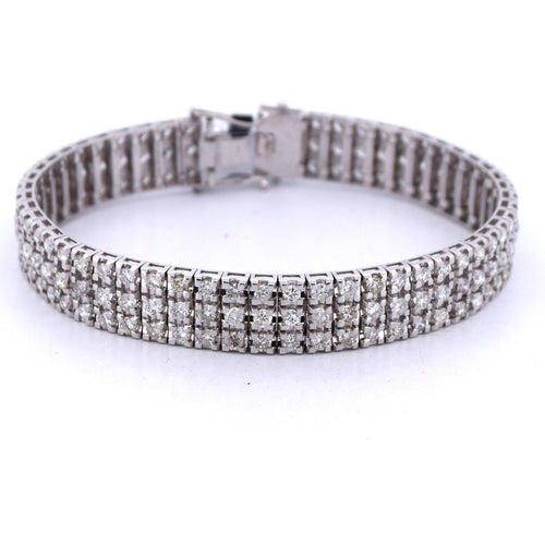 Bracelet BRACELET EN OR BLANC 18KT - 30 g 58 Facettes