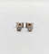 Boucles d'oreilles Puces d'oreilles diamants taille ancienne en or blanc 18k et platine 58 Facettes A04402
