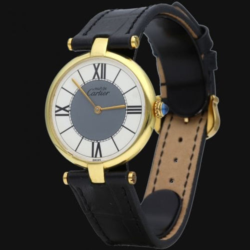 Montre Cartier Montre Must De Cartier Vermeil 58 Facettes MT44837