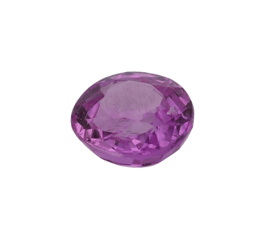 Gemstone Saphir rose non chauffée 0.84cts 58 Facettes 153
