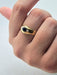 Bague 60 Bague vintage en or jaune avec saphir 58 Facettes