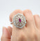 Bague 60 Bague - Bague en platine avec rubis et diamants 58 Facettes
