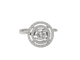 Bague 52 Bague solitaire en or blanc et diamant de 0,46 ct 58 Facettes 29912