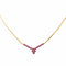 Collier Collier Or jaune Rubis 58 Facettes 4190789CN