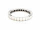 Bague 54 Bague Alliance Or blanc 58 Facettes 578800RV