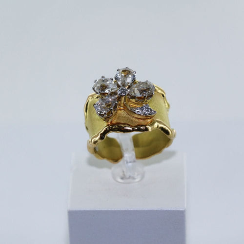 Bague 60 Bague trèfle en diamant 58 Facettes