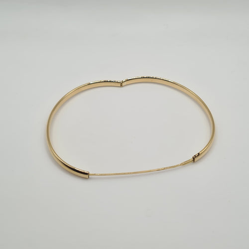 Jonc or jaune 18 carats 58 Facettes