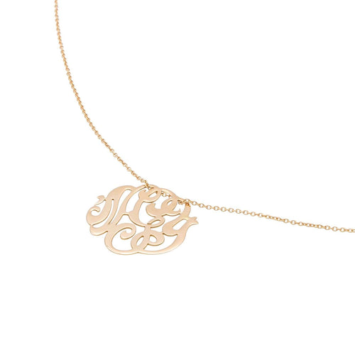 Collier Collier Ginette NY Baby Lace Monogram Or rose 58 Facettes 2646002CN