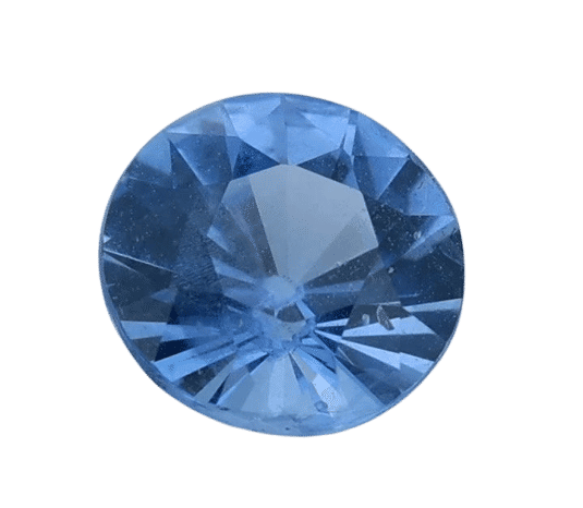 Gemstone Saphir bleu 1.00cts non chauffé certificat CGL 58 Facettes 98