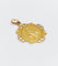 Pendentif Médaille religieuse Art Nouveau or rose et jaune Vierge Marie (circa 1917) 58 Facettes B01004