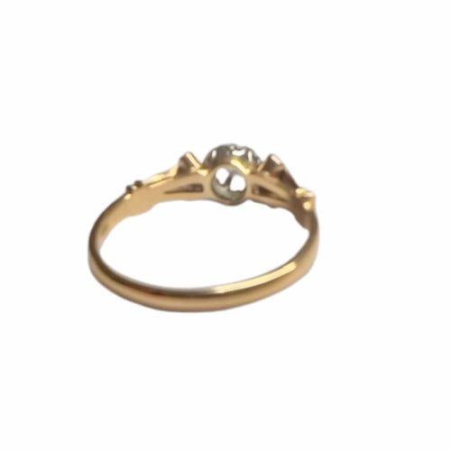 Bague BAGUE ART DÉCO, ÉPOQUE 1930-1935, OR 18 carats ET PLATINE AVEC DIAMANTS 58 Facettes DMAR7