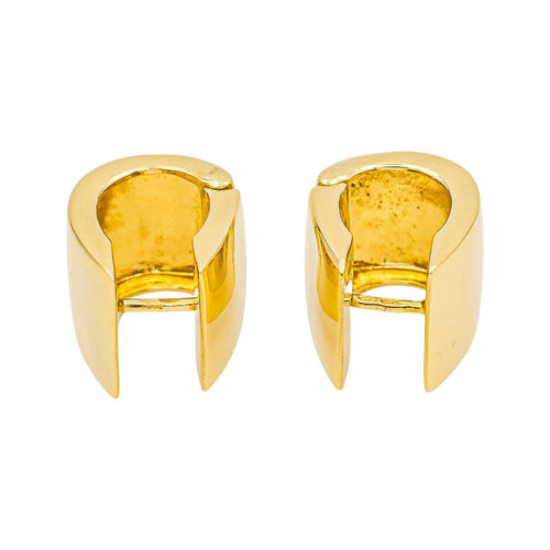 Boucles d'oreilles Créoles  Or jaune