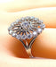 Bague 51 Bague or blanc diamants 58 Facettes AB429