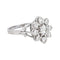 Bague 55 Bague Marguerite Or blanc, Platine Diamant 58 Facettes 4712452CN