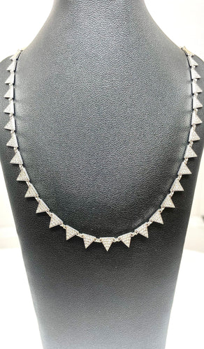 Collier Collier hippie chic en or blanc 18 carats et 2,70 carats de diamants 58 Facettes