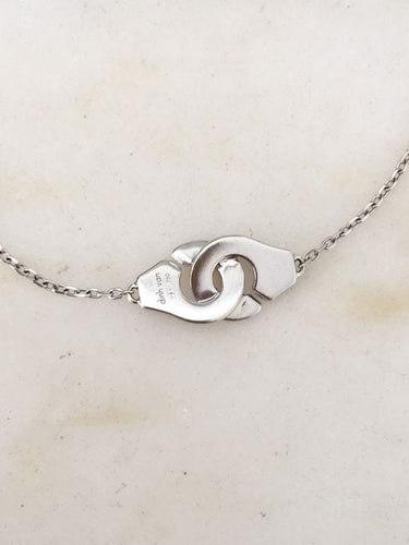 Bracelet DINH VAN Bracelet menottes en or blanc 18K 58 Facettes