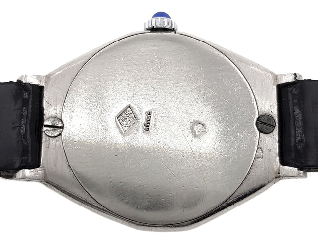 Montre Ferdinand Verger Freres - Platinum Tonneau Art Déco Art Nouveau Watch 58 Facettes