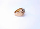 Bague 55 Bague Tank or rose et aigue-marine 58 Facettes BagTank.A.M-1725