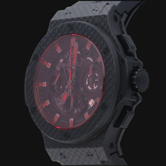 Montre Hublot Montre Big Bang Aero Bang Red Magic 44 Chronograph 58 Facettes MT40204