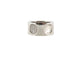 Bague 49 bague LOUIS VUITTON clous creux gm or blanc 18k & diamants 58 Facettes 267036