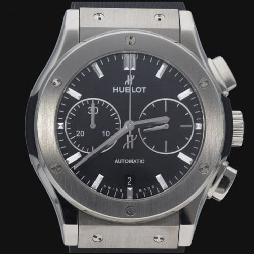 Montre Hublot Montre Classic Fusion Chronographe Titane 45 58 Facettes MT38538