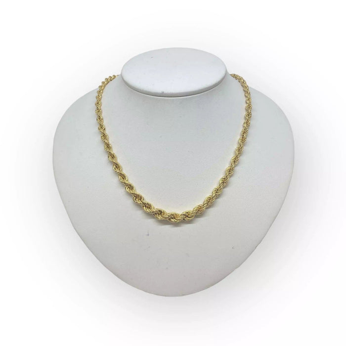 Collier Collier or jaune torsadé 58 Facettes 330054615