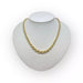 Collier Collier or jaune torsadé 58 Facettes 330054615