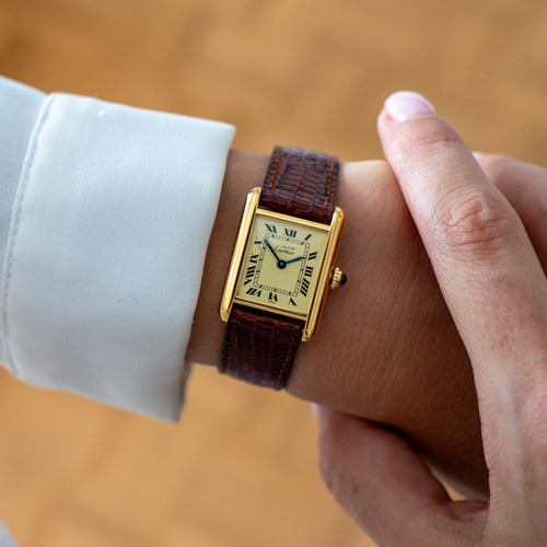 Cartier Tank Must - Lemon roman dial - SM