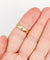 Bague 55 Alliance jumelées victorienne or rose 18k gimmel (circa 1896) antique 58 Facettes A05213