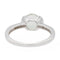 Bague Or blanc Prasiolite, Diamant