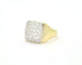 Bague Bague en or jaune sertie de diamants de 0,96 ct 58 Facettes 12984