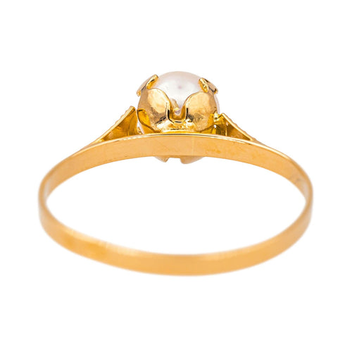 Bague 51 Bague  Or rose Perle 58 Facettes 4383451RV