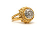 Bague 52 Bague Art Déco or jaune, or blanc, diamants taille brillant (+-0.77ct) 58 Facettes B726