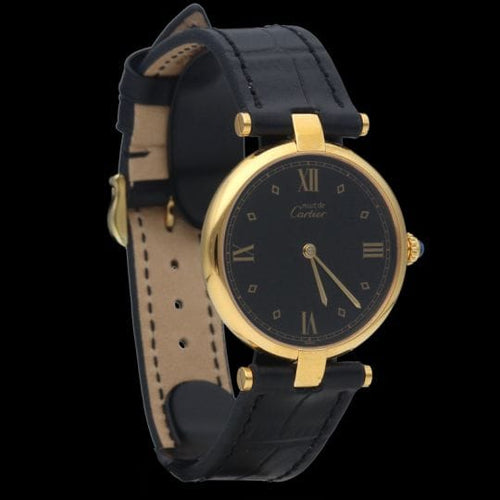 Montre Cartier Montre Must De Cartier Vermeil 58 Facettes MT43997