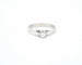 Bague Bague solitaire Damiani en or blanc sertie de diamants de 0,18 ct 58 Facettes 8745