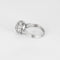 Bague 53 Bague or blanc et diamants 58 Facettes RL22