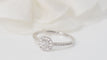 Bague 52.5 Bague solitaire en or blanc et diamant 58 Facettes 32080