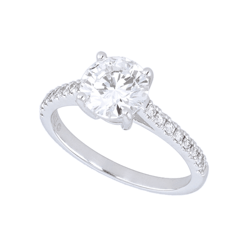 TIFFANY & CO ring - Solitaire white gold 58 Facettes