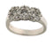 Bague 54 Bague en or blanc, diamants naturels 58 Facettes AG-200I412