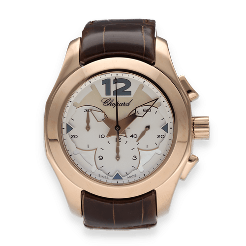 Montre Montre Chopard Elton John (Ref 161285-5002) en or rose 18k de 2014. Automatique. 39 mm. Serie Limitee 500 ex. 58 Facettes FB10383