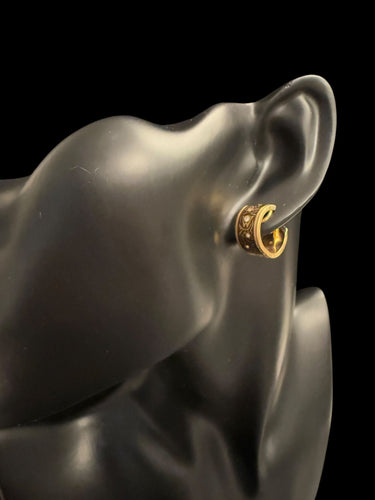 Wellendorff cercles Chokotwist en or jaune avec émail bicolore et diamants 58 Facettes