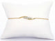 Bracelet Bracelet en or jaune avec diamants sertis en rang 58 Facettes 2361